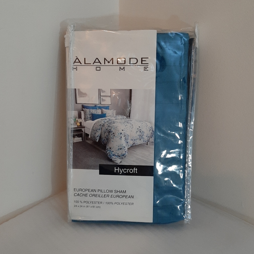 Alamode Home Euro Sham Teal